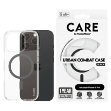 iPhone 16 Pro CARE by PanzerGlass Flagship dėklas 6.3" juodas/juodas MagSafe 1346
