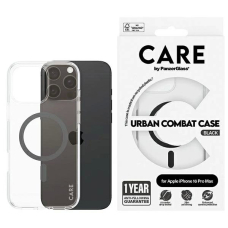iPhone 16 Pro Max – CARE by PanzerGlass Flagship dėklas 6.9" - Juodas/Juodas MagSafe 1348