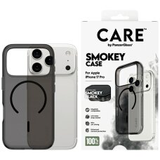 iPhone 17 Pro dėklas CARE by PanzerGlass Flagship Urban Explorer, Black MagSafe – juodas