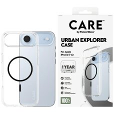 iPhone Air CARE by PanzerGlass Flagship Urban Explorer MagSafe dėklas – skaidrus
