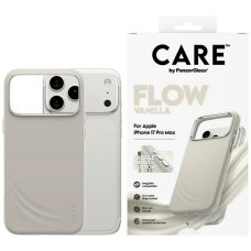 iPhone 17 Pro Max CARE by PanzerGlass FLOW MagSafe dėklas – smėlinis
