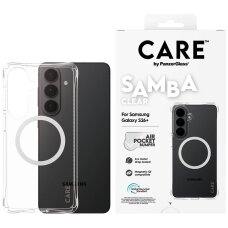 Samsung Galaxy S26+ CARE by PanzerGlass Samba Transparent Qi dėklas – skaidrus Samsung Galaxy S26+ CARE by PanzerGlass Samba Transparent Qi dėklas – skaidrus