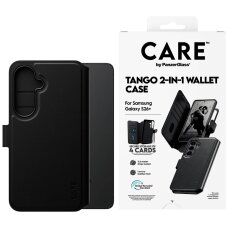 Samsung Galaxy S26+ CARE by PanzerGlass Tango 2in1 Wallet dėklas – juodas Samsung Galaxy S26+ CARE by PanzerGlass Tango 2in1 Wallet dėklas – juodas