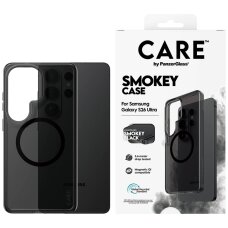 Samsung Galaxy S26 Ultra CARE by PanzerGlass Urban Explorer Smokey Qi dėklas – juodas