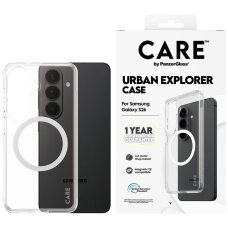 Samsung Galaxy S26 CARE by PanzerGlass Urban Explorer Transparent Qi dėklas – skaidrus