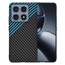 [Užsakomoji prekė] Dėklas Xiaomi 14T Pro - Techsuit Carbonite FiberShell - Mėlynas Pulse