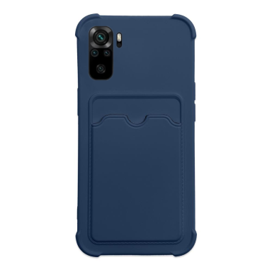 Dėklas Card Armor Case Xiaomi Redmi Note 10 / Redmi Note 10S tamsiai mėlynas Dėklas Card Armor Case Xiaomi Redmi Note 10 / Redmi Note 10S tamsiai mėlynas