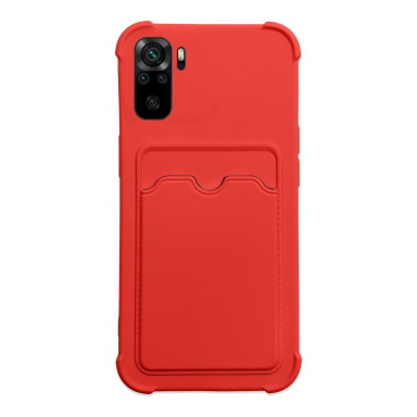 Dėklas Card Armor Case Xiaomi Redmi Note 10 / Redmi Note 10S Raudonas Dėklas Card Armor Case Xiaomi Redmi Note 10 / Redmi Note 10S Raudonas