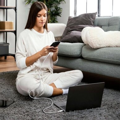 Krovimo kabelis Tech-Protect Ultraboost Lite USB-C PD 60 W / 3 A 2 m – pilkas 5 Krovimo kabelis Tech-Protect Ultraboost Lite USB-C PD 60 W / 3 A 2 m – pilkas 5