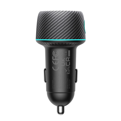 Car charger 60W USB-C USB-A Joyroom JR-CCN01 | Juodas 10 Car charger 60W USB-C USB-A Joyroom JR-CCN01 | Juodas 10