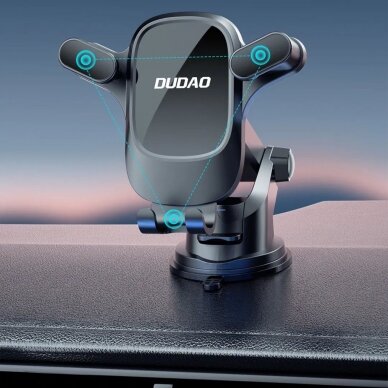 Car phone holder for Dudao F5Pro cockpit - Juodas 3 Car phone holder for Dudao F5Pro cockpit - Juodas 3