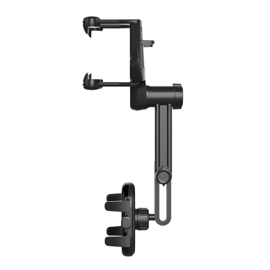 Automobilio telefono laikiklis galinio vaizdo veidrodėliui – juodas 2