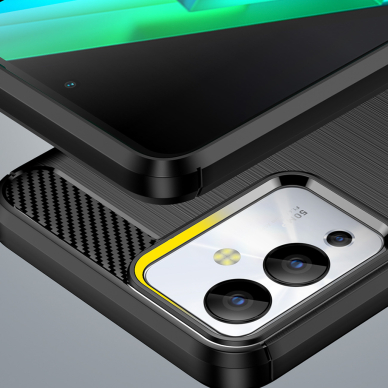 Dėklas Carbon flexible Infinix Note 12i Juodas 5 Dėklas Carbon flexible Infinix Note 12i Juodas 5