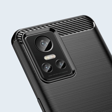 Dėklas Carbon Realme GT Neo 3 Juodas 5 Dėklas Carbon Realme GT Neo 3 Juodas 5