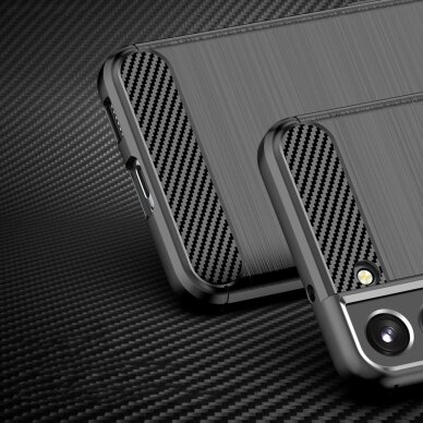 Dėklas Carbon Case  Samsung Galaxy S23 Plus juodas 1