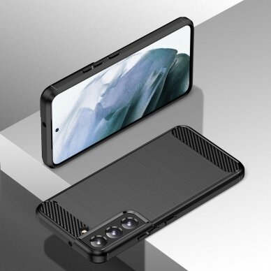 Dėklas Carbon Case  Samsung Galaxy S23 Plus juodas 5