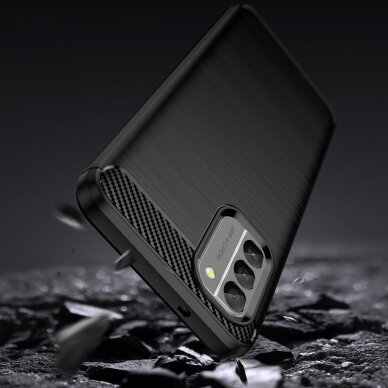 Dėklas Carbon Case for Nokia G400 Juodas 3