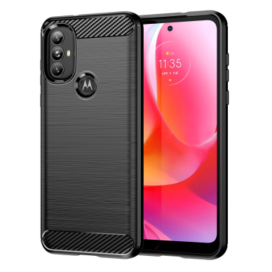 Dėklas Carbon Flexible Motorola Moto G Power 2022 Juodas Dėklas Carbon Flexible Motorola Moto G Power 2022 Juodas