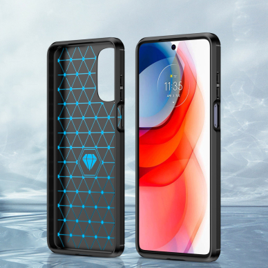 Dėklas Carbon Flexible Motorola Moto G Stylus 2022 Juodas 3 Dėklas Carbon Flexible Motorola Moto G Stylus 2022 Juodas 3