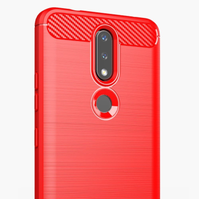 Dėklas Carbon Case Flexible TPU Nokia 2.4 Juodas 9 Dėklas Carbon Case Flexible TPU Nokia 2.4 Juodas 9