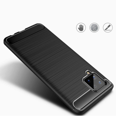 Dėklas Carbon Case TPU Case Samsung Galaxy A42 5G Tamsiai mėlynas 5 Dėklas Carbon Case TPU Case Samsung Galaxy A42 5G Tamsiai mėlynas 5