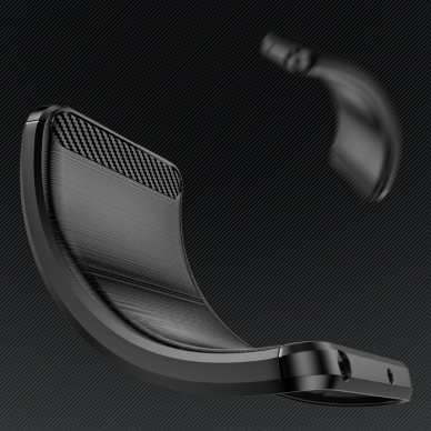 Silikoninis dėklas Carbon iPhone 16 Plus Silicone Case - Juodas 4 Silikoninis dėklas Carbon iPhone 16 Plus Silicone Case - Juodas 4