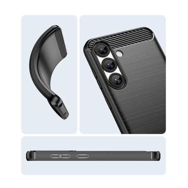 Carbon dėklas iPhone 16E - juodas 11