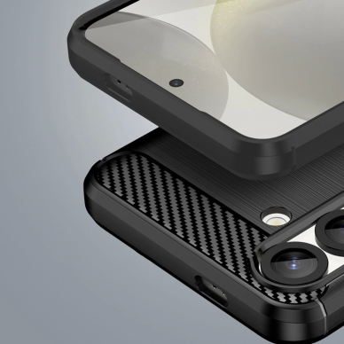 Carbon dėklas iPhone 16E - juodas 15