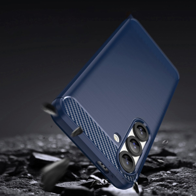 Carbon dėklas iPhone 16E - mėlynas 4