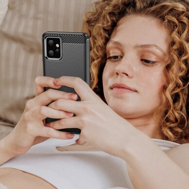 Dėklas Carbon flexible Motorola Moto G Power 2023 Juodas 7 Dėklas Carbon flexible Motorola Moto G Power 2023 Juodas 7
