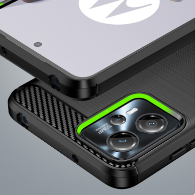 Dėklas Carbon flexible Motorola Moto G13 Juodas 5 Dėklas Carbon flexible Motorola Moto G13 Juodas 5