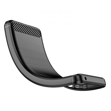 Dėklas Carbon Case for Xiaomi Poco F4 5G Juodas 2 Dėklas Carbon Case for Xiaomi Poco F4 5G Juodas 2