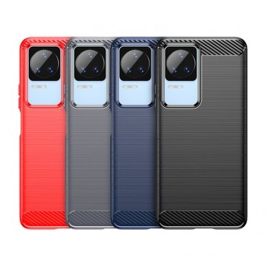 Dėklas Carbon Case for Xiaomi Poco F4 5G Juodas 7 Dėklas Carbon Case for Xiaomi Poco F4 5G Juodas 7