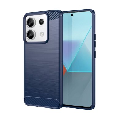 Akcija! Dėklas Carbon Case for Xiaomi Redmi Note 13 Pro+ - Mėlynas Akcija! Dėklas Carbon Case for Xiaomi Redmi Note 13 Pro+ - Mėlynas