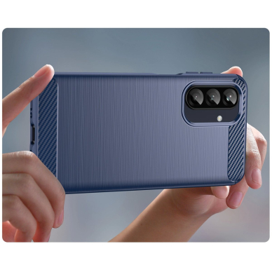 Carbon dėklas Samsung Galaxy A26 - mėlynas 4