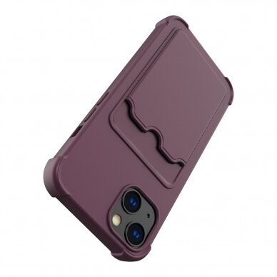 Dėklas Card Armor Case Xiaomi Redmi 10X 4G / Xiaomi Redmi Note 9 violetinis 5