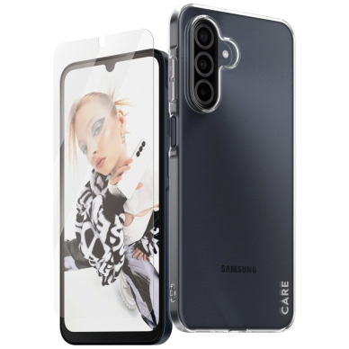 CARE by PanzerGlass Fashion 2in1 Dėklas+Glass skirtas Samsung Galaxy A26 5G - Permatomas 1