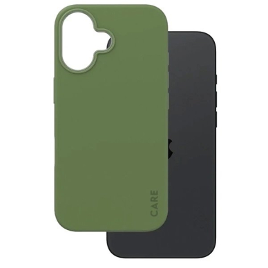 iPhone 16 – CARE by PanzerGlass Fashion dėklas 6.1" - Žalias/Žalias MagSafe 1385 1