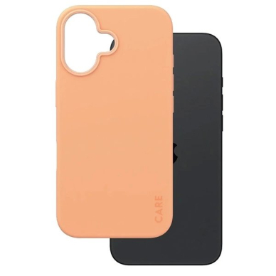 iPhone 16 – CARE by PanzerGlass Fashion dėklas 6.1" - Persikinis MagSafe 1389 1