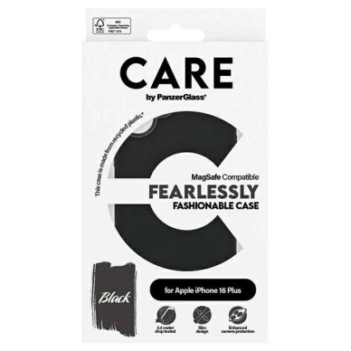iPhone 16 Plus – CARE by PanzerGlass Fashion dėklas 6.7" - Juodas/Juodas MagSafe 1379 3