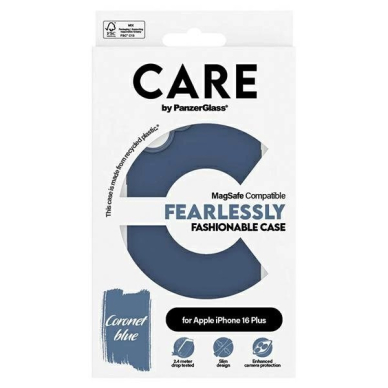 iPhone 16 Plus – CARE by PanzerGlass Fashion dėklas 6.7" - Mėlynas/Mėlynas MagSafe 1383 3