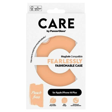 iPhone 16 Plus – CARE by PanzerGlass Fashion dėklas 6.7" - Persikinis MagSafe 1391 3 iPhone 16 Plus – CARE by PanzerGlass Fashion dėklas 6.7" - Persikinis MagSafe 1391 3