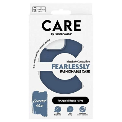 iPhone 16 Pro – CARE by PanzerGlass Fashion dėklas 6.3" - Mėlynas/Mėlynas MagSafe 1382 3