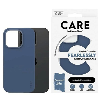 iPhone 16 Pro – CARE by PanzerGlass Fashion dėklas 6.3" - Mėlynas/Mėlynas MagSafe 1382 iPhone 16 Pro – CARE by PanzerGlass Fashion dėklas 6.3" - Mėlynas/Mėlynas MagSafe 1382
