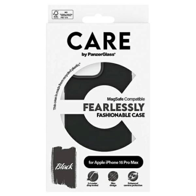 iPhone 16 Pro Max – CARE by PanzerGlass Fashion dėklas 6.9" - Juodas/Juodas MagSafe 1380 3