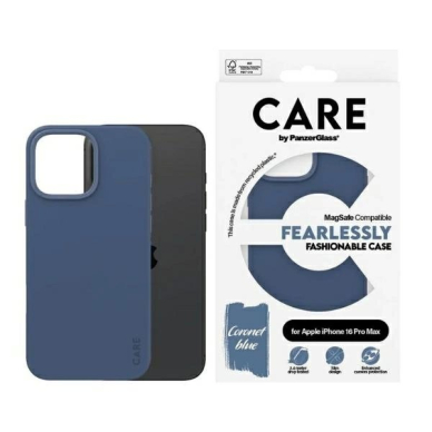 iPhone 16 Pro Max – CARE by PanzerGlass Fashion dėklas 6.9" - Mėlynas/Mėlynas MagSafe 1384 iPhone 16 Pro Max – CARE by PanzerGlass Fashion dėklas 6.9" - Mėlynas/Mėlynas MagSafe 1384