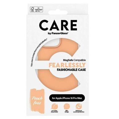 iPhone 16 Pro Max – CARE by PanzerGlass Fashion dėklas 6.9" - Persikinis MagSafe 1392 3