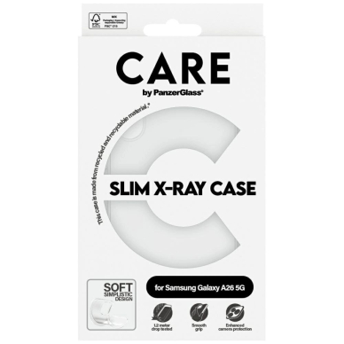 CARE by PanzerGlass Fashion X-Ray Dėklas skirtas Samsung Galaxy A26 5G - Permatomas 3