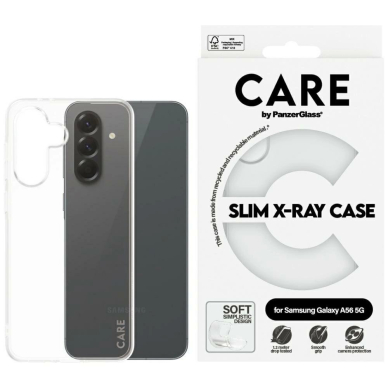 CARE by PanzerGlass Fashion X-Ray dėklas skirtas Samsung Galaxy A56 5G - permatomas CARE by PanzerGlass Fashion X-Ray dėklas skirtas Samsung Galaxy A56 5G - permatomas