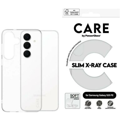 Samsung Galaxy S25 FE CARE by PanzerGlass Fashion X-Ray dėklas – skaidrus